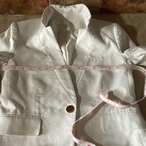 Veronica Beard Women’s Blazer Dickey Jacket White Off White Single button Size 2 - Picture 15 of 16